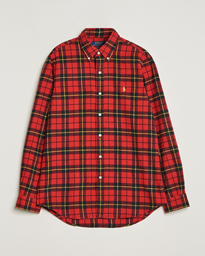  Lunar New Year Flannel Checked Shirt Red/Black