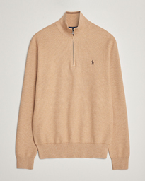 Polo Ralph Lauren Textured Half-Zip Blue Hyacinth at CareOfCarl.com