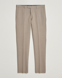  Denz Structured Wool Trousers Beige