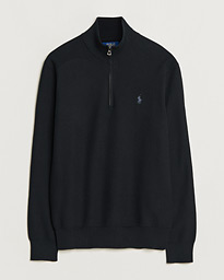 Polo Ralph Lauren Textured Half-Zip Blue Hyacinth at CareOfCarl.com