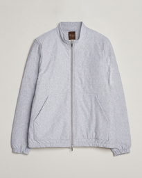 Cotton Collage Zip Jacket Grey
