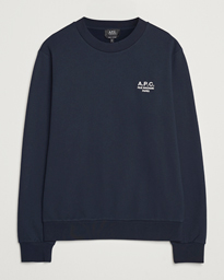A.P.C. Rue Madame Sweatshirt Dark Navy at CareOfCarl.com