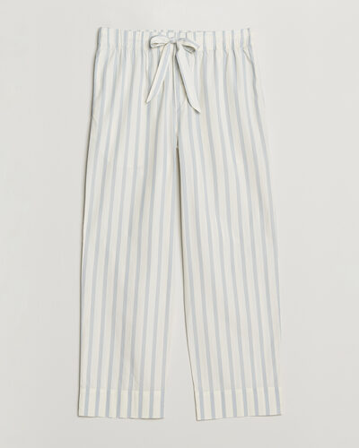 Tekla Poplin Pyjama Pants Needle Stripes