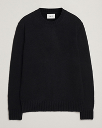 ENNYO スタイリスト私物　MERINO WOOL SWEATER BLACK Acne Studios - Wool logo jumper - Black/black
