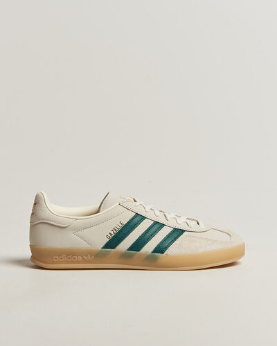 adidas Originals Gazelle Indoor Sneaker Beige/Green