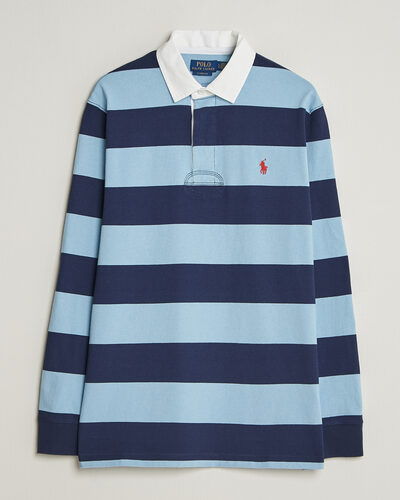 Polo Ralph Lauren Jersey Striped Rugger Navy/Andover Heather at