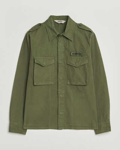 Aspesi Cotton Field Shirt Olive
