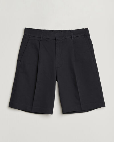NN07 Kay Relaxed Fit Cotton Drawstring Shorts Navy Blue