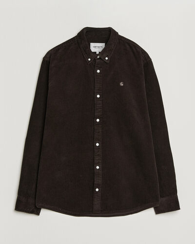Carhartt WIP Madison Cord Shirt Tobacco