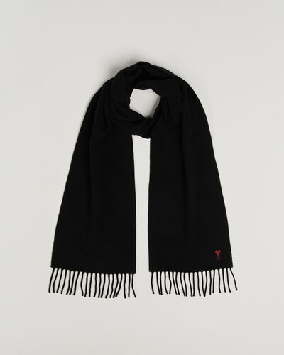 AMI Heart Logo Scarf Black