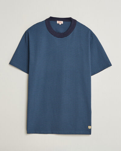 Armor-lux Héritage Callac Striped T-Shirt Navy/Teal