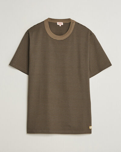 Armor-lux Héritage Callac Striped T-Shirt Olive/Black