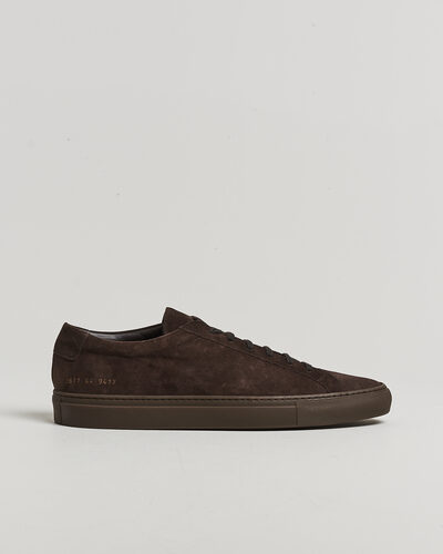 Common Projects Original Achilles Suede Sneaker Dark Brown