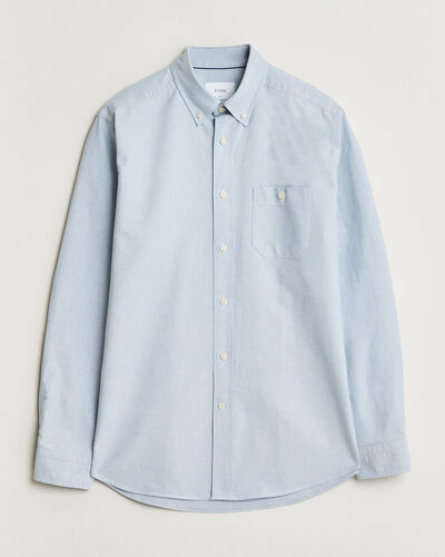 Eton Regular Fit Ivy Oxford Shirt Light Blue
