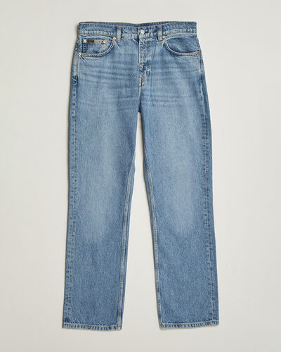 GANT Straight Fit Jeans Mid Blue Broken In