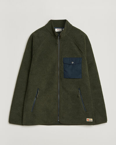 Fjällräven Vardag Pile Fleece Zip Jacket Deep Forest