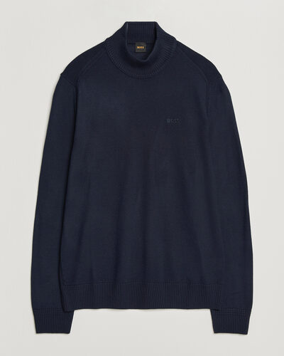 BOSS ORANGE Avac Knitted Turtleneck Dark Blue