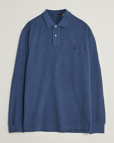 Polo Ralph Lauren Custom Slim Fit Long Sleeve Polo Scotch Pine