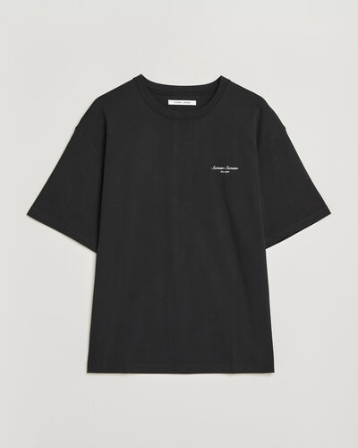 Samsøe Samsøe Uni Printed Crew Neck T-Shirt Black Building