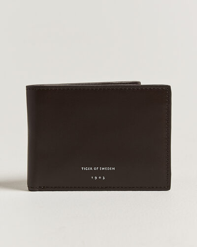 Tiger of Sweden Wivalius Leather Wallet Dark Brown