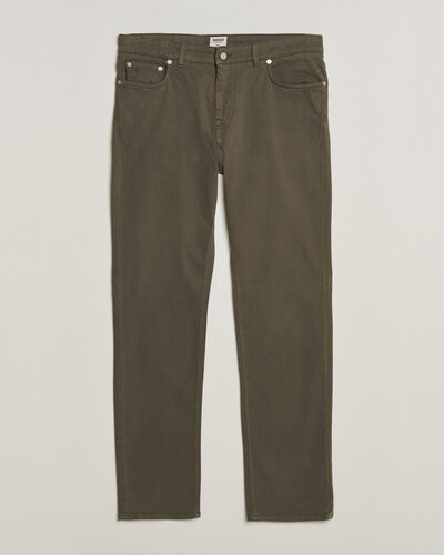 Morris James Brushed 5-Pocket Pant Olive