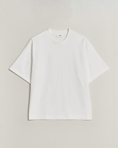 NN07 David Heavy Crew Neck T-Shirt White