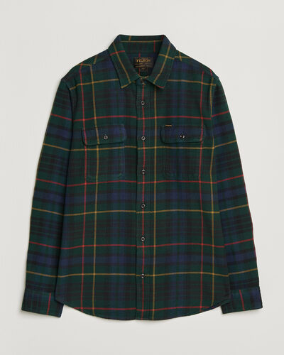 Filson Vintage Flannel Work Shirt Green/Navy