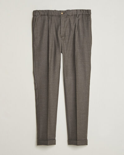 Briglia 1949 Isola Stretch Flannel Trousers Brown