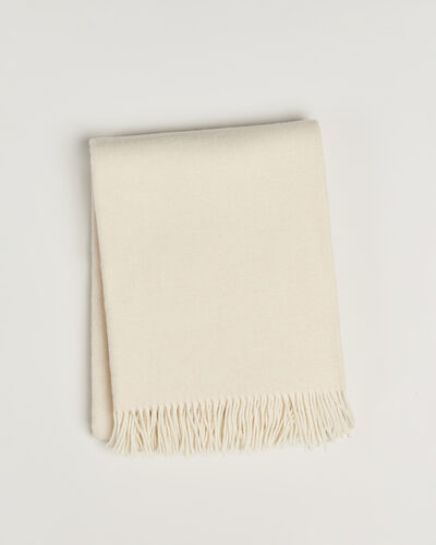 Ralph Lauren Home Jax Wool/Cashmere Throw Blanket True Cream
