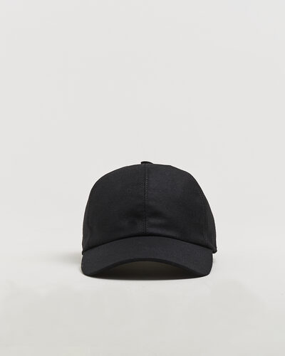 Wigéns Wool/Cashmere Baseball Cap Black