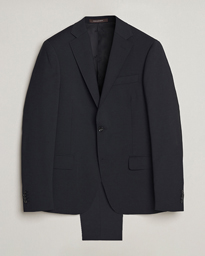  Edmund Wool Stretch Suit Black