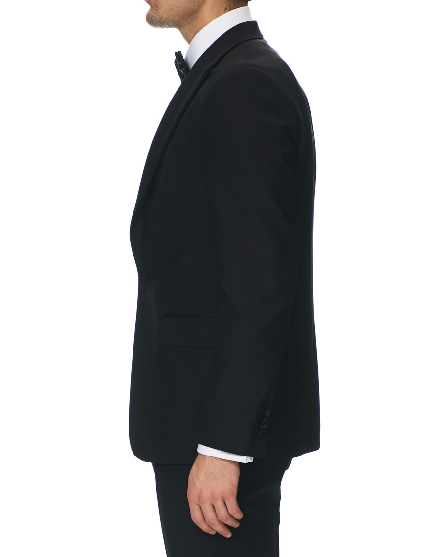 Men | Blazers | Oscar Jacobson | Frampton Tuxedo Jacket Black