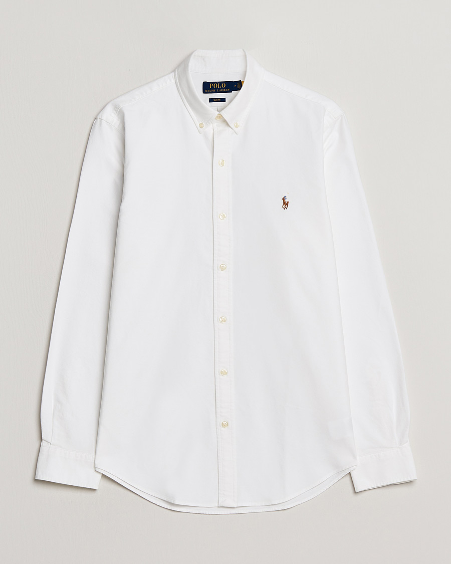 Men | Shirts | Polo Ralph Lauren | Slim Fit Shirt Oxford White