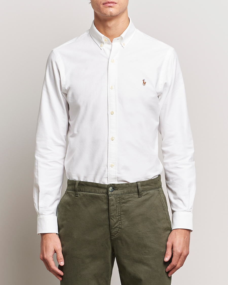 Men | Shirts | Polo Ralph Lauren | Slim Fit Shirt Oxford White