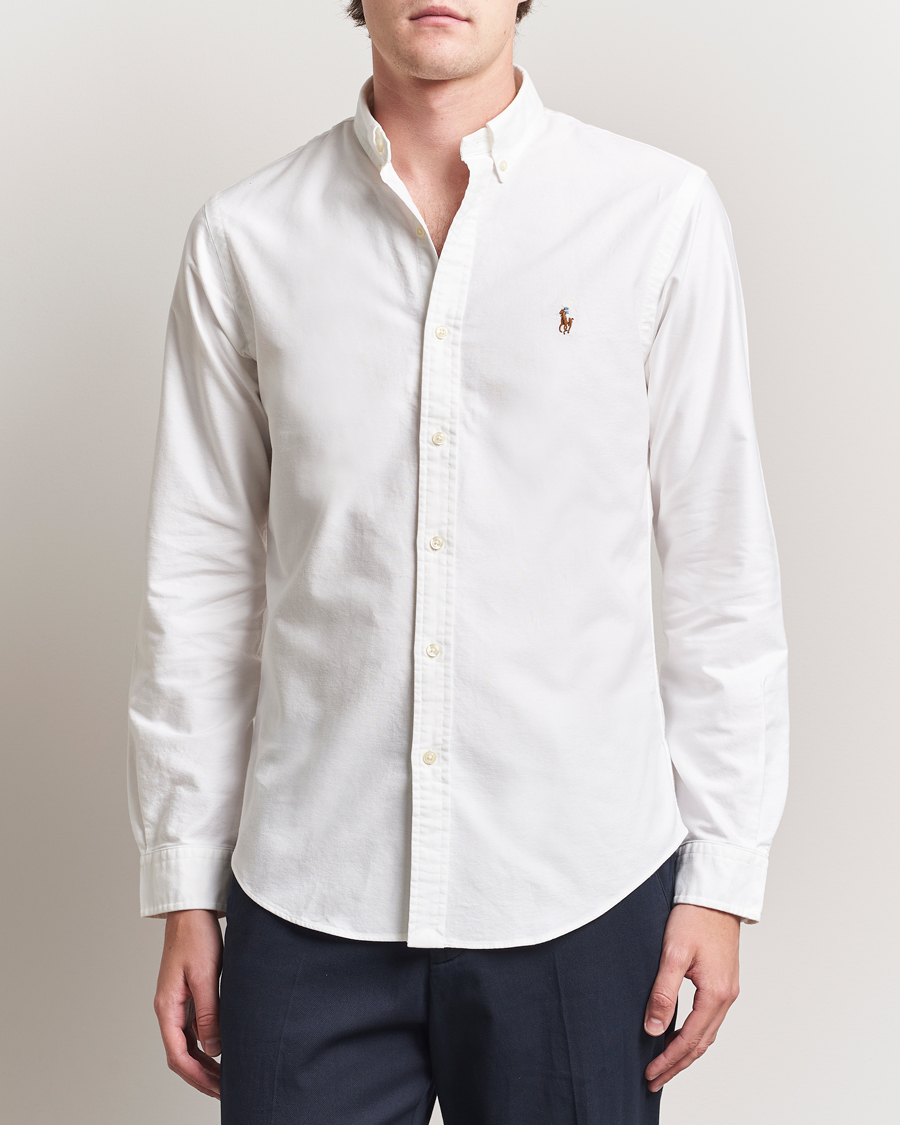 Men | Shirts | Polo Ralph Lauren | Slim Fit Shirt Oxford White