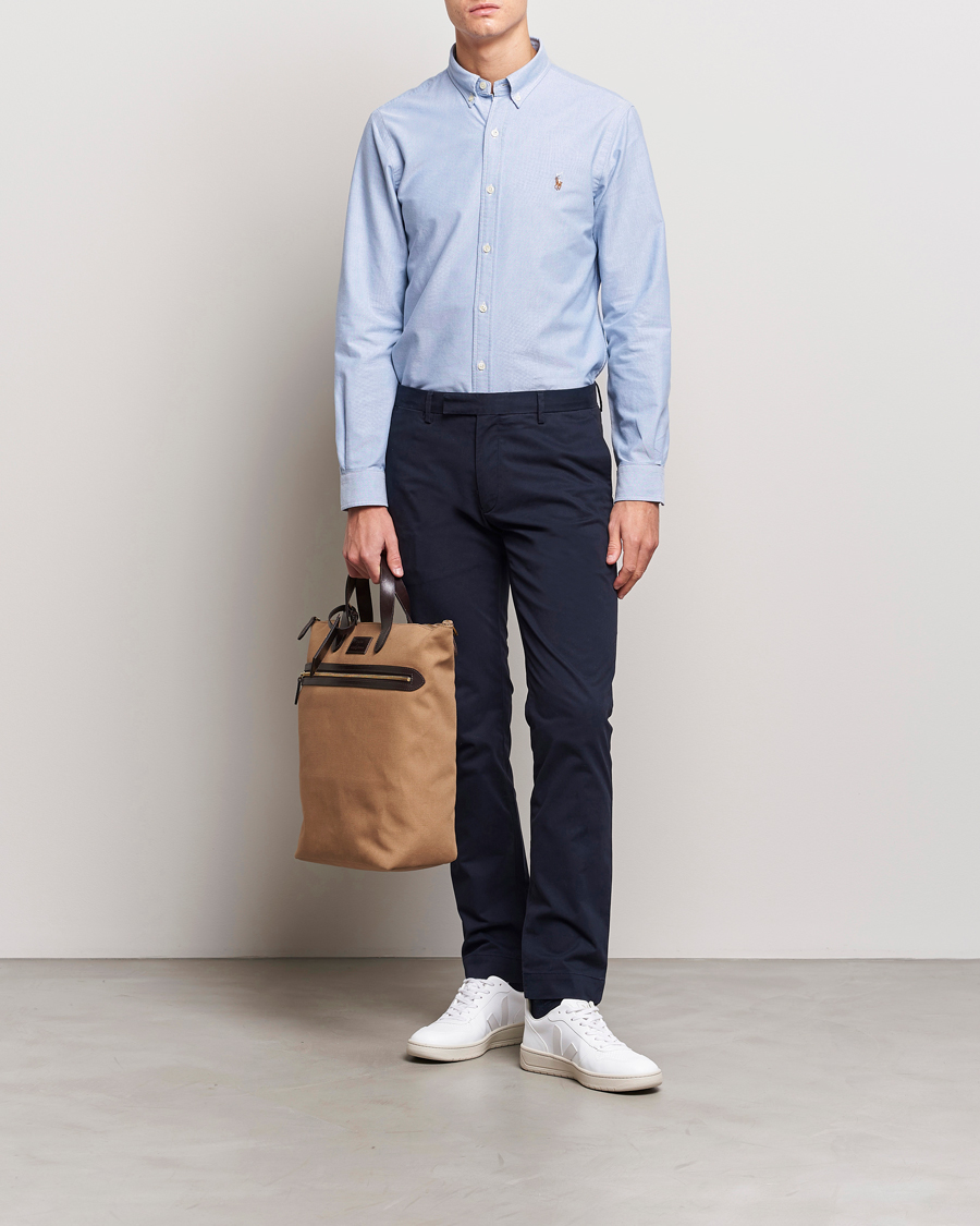Men |  | Polo Ralph Lauren | Slim Fit Shirt Oxford Blue