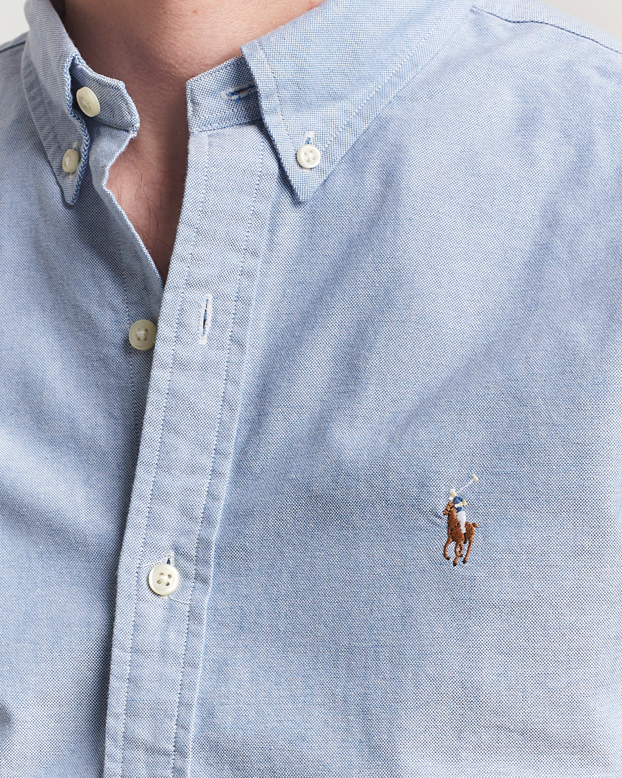 Men | Shirts | Polo Ralph Lauren | Slim Fit Shirt Oxford Blue