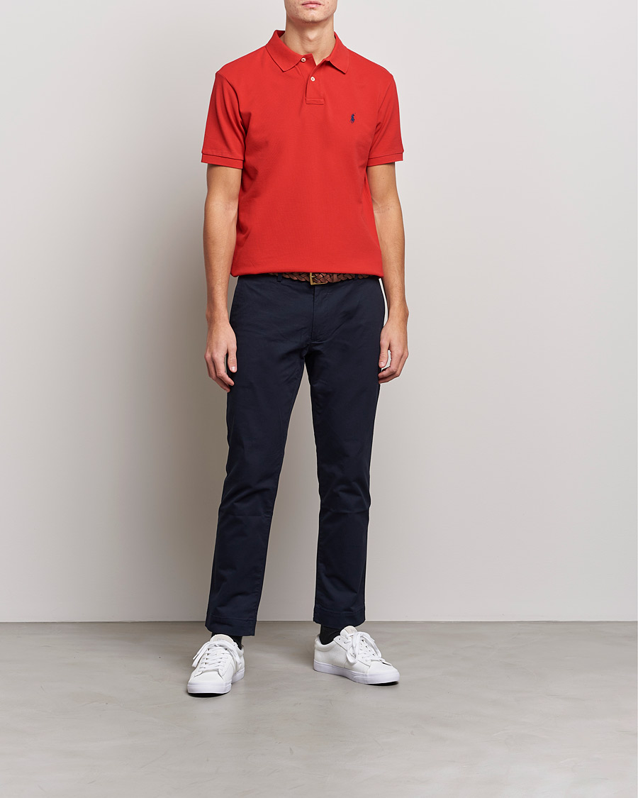 Men | Polo Shirts | Polo Ralph Lauren | Slim Fit Polo Red