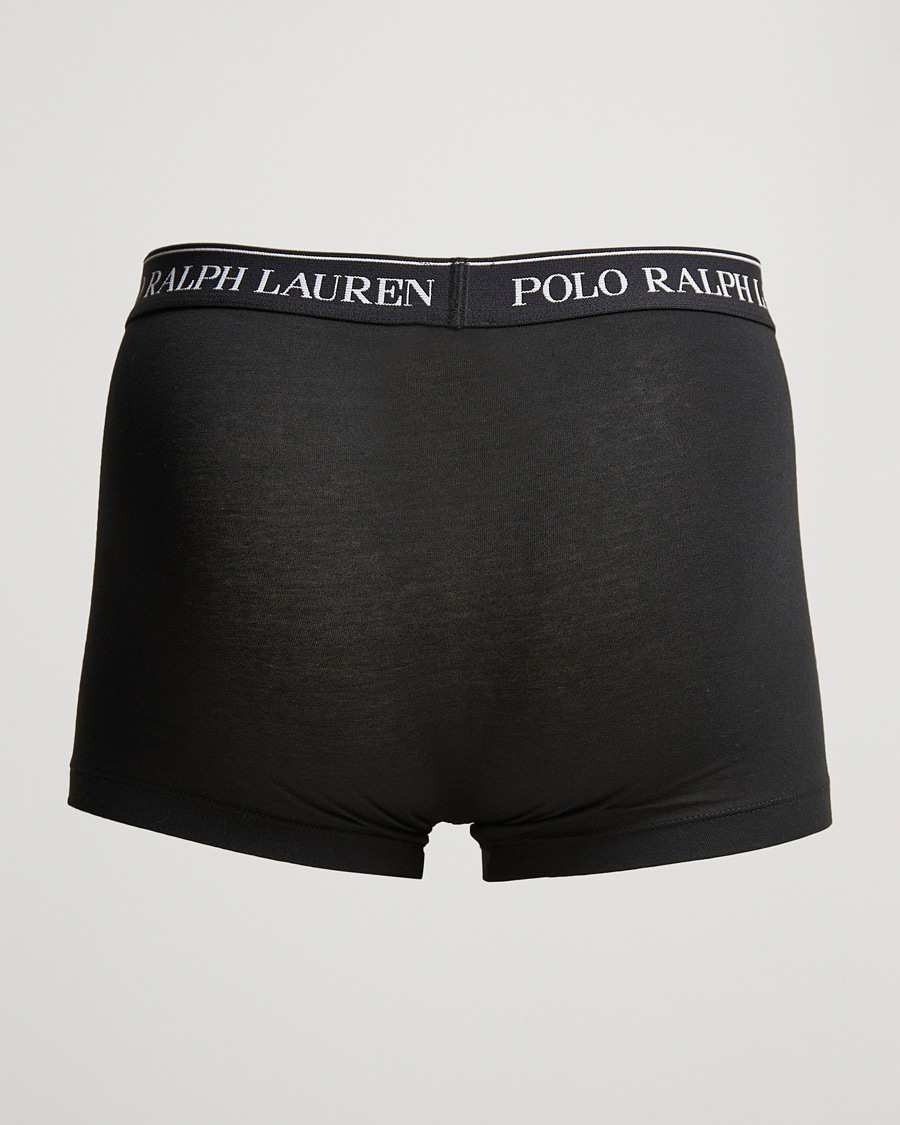 Men | Underwear & Socks | Polo Ralph Lauren | 3-Pack Trunk Black
