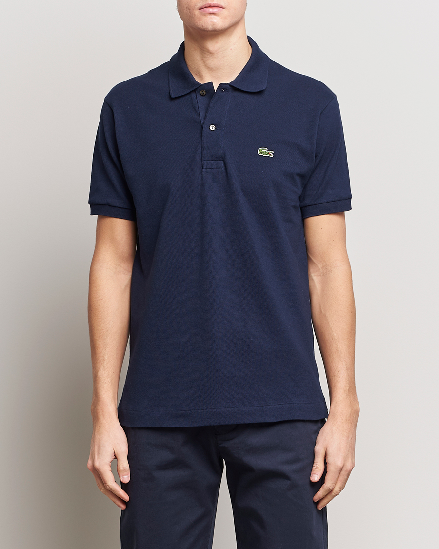 Men | Short Sleeve Polo Shirts | Lacoste | Original Polo Piké Navy