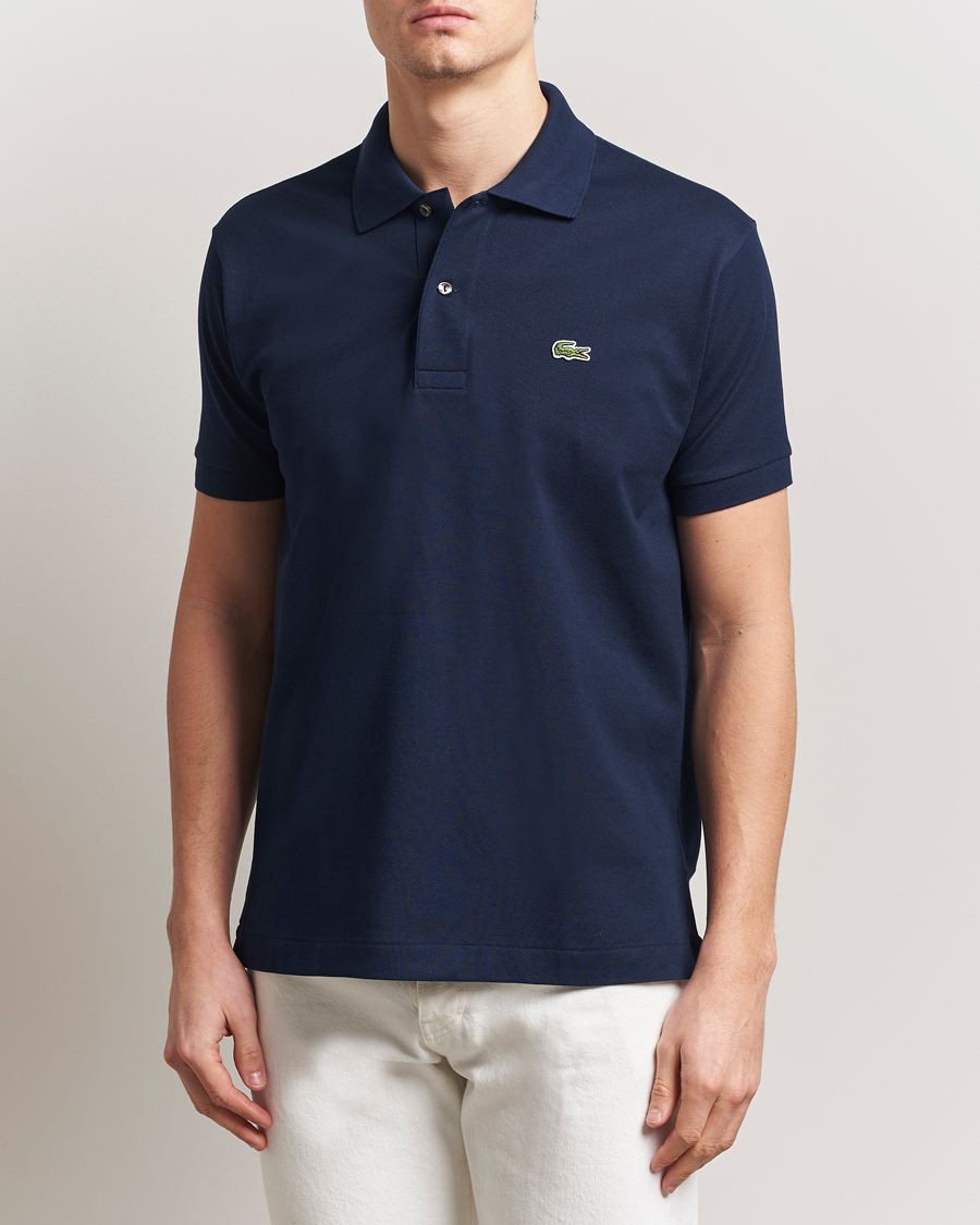 Men | Polo Shirts | Lacoste | Original Polo Piké Navy Blue