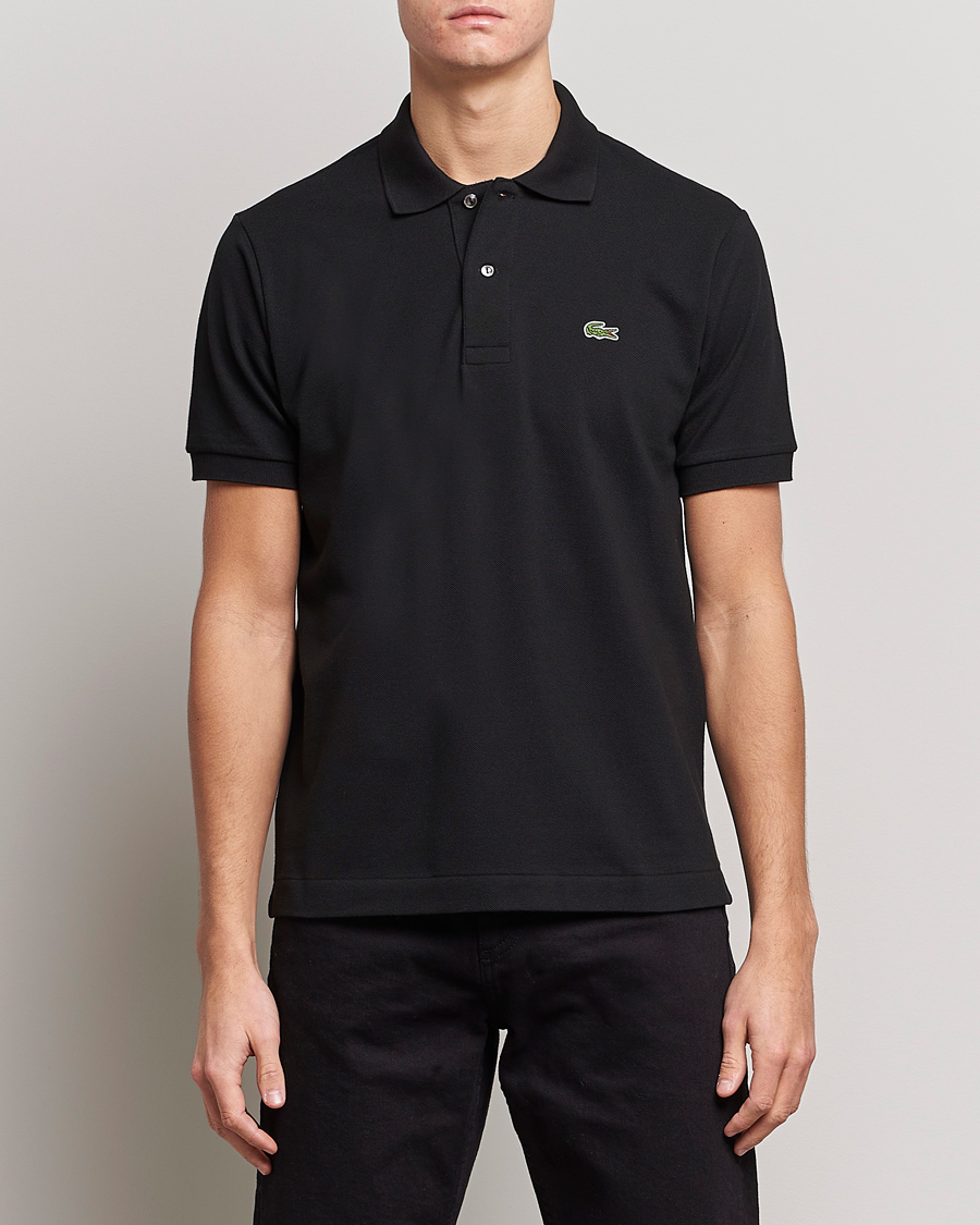 Men | Polo Shirts | Lacoste | Original Polo Piké Black