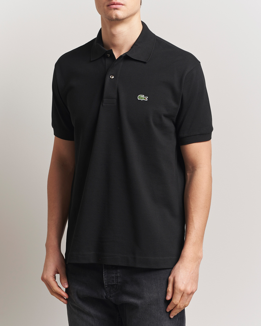 Men | Polo Shirts | Lacoste | Original Polo Piké Black