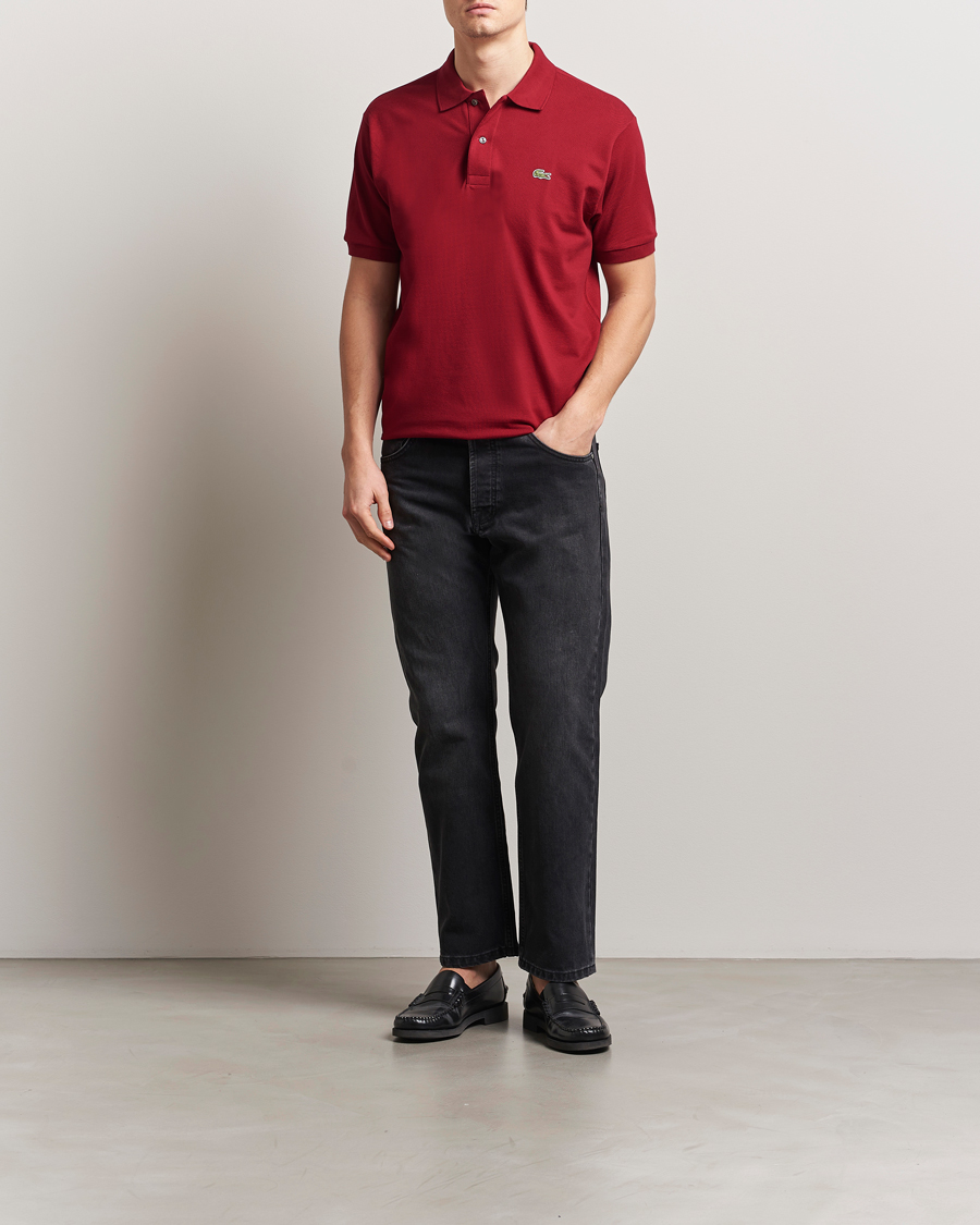 Men | Polo Shirts | Lacoste | Original Polo Piké Bordeaux