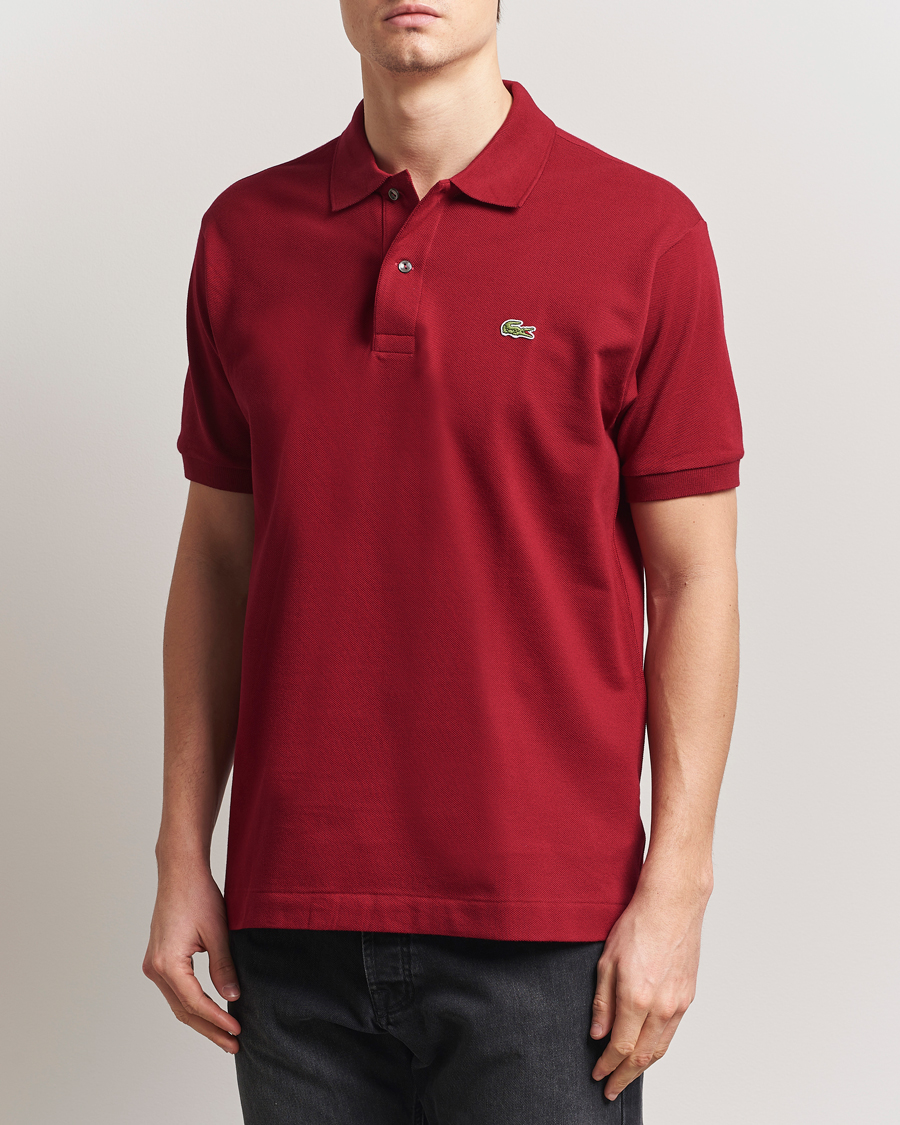 Men | Polo Shirts | Lacoste | Original Polo Piké Bordeaux