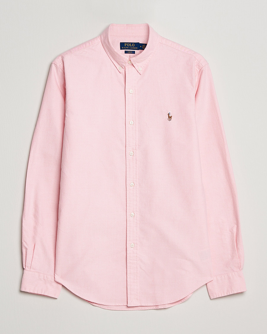 Men | Polo Ralph Lauren Slim Fit Shirt Oxford Pink | Polo Ralph Lauren | Slim Fit Shirt Oxford Pink