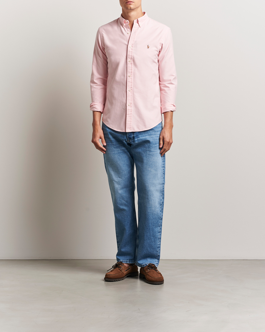 Men | Shirts | Polo Ralph Lauren | Slim Fit Shirt Oxford Pink