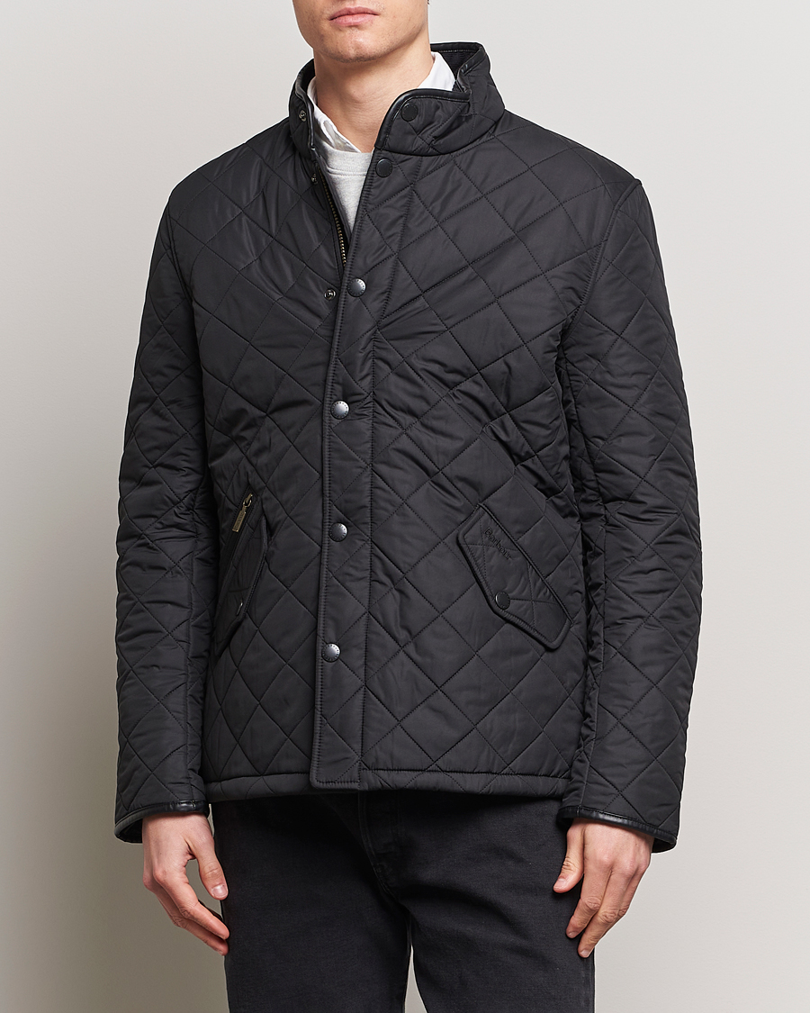 Mies | Syystakit | Barbour Lifestyle | Powell Quilted Jacket Black