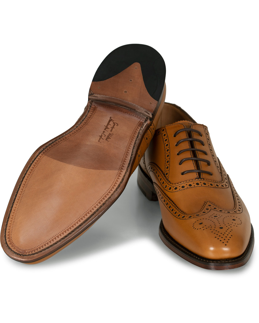 Men | Loake 1880 Buckingham Brogue Tan Burnished Calf | Loake 1880 | Buckingham Brogue Tan Burnished Calf