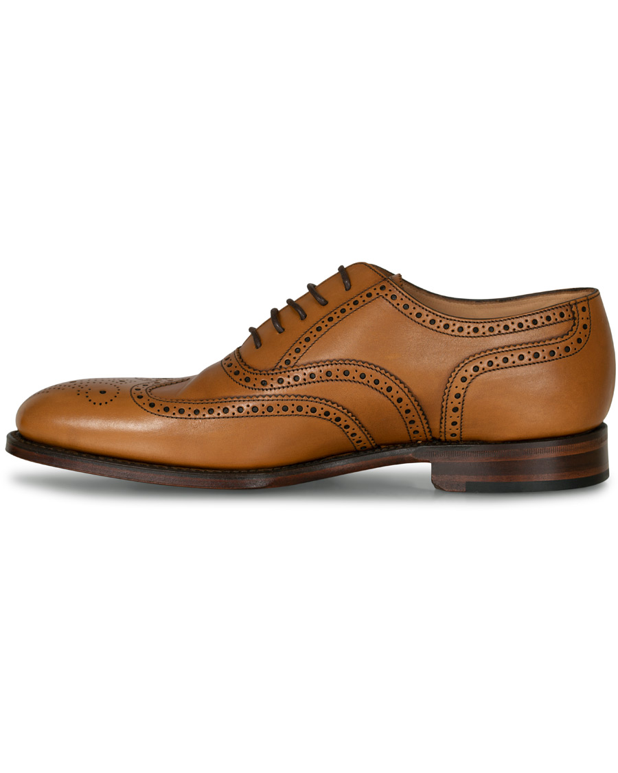 Men | Loake 1880 Buckingham Brogue Tan Burnished Calf | Loake 1880 | Buckingham Brogue Tan Burnished Calf